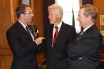 Leading Cities CEO Mike Lake speaks with former President Bill Clinton and Irish Prime Minister Enda Kenny during the 2013 Exchange Mission in Dublin - October 2013